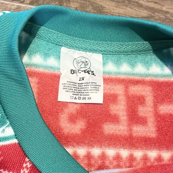 Bucees Christmas Ugly Sweater 2XL Santa Beaver Red Green Knit Holiday Pullover - Picture 6 of 8
